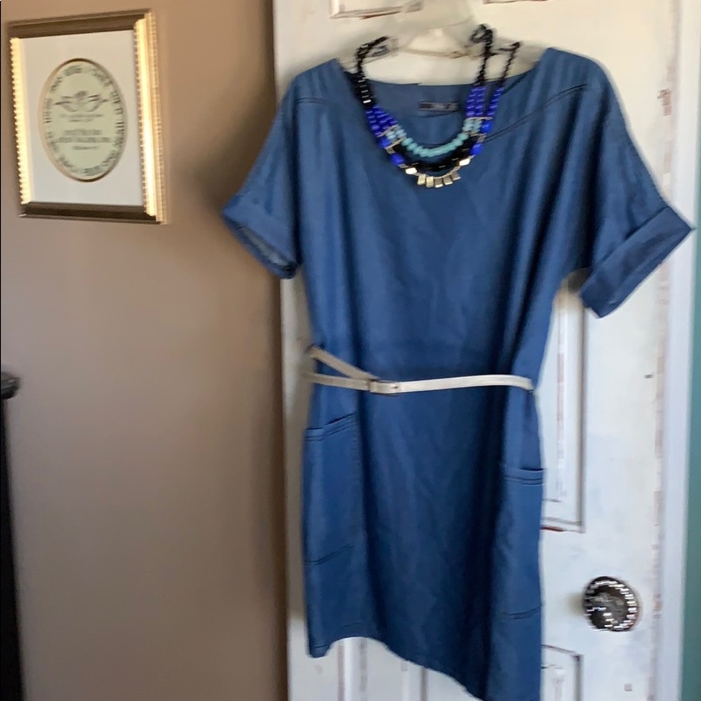ZYRA DENIM DRESS SHIFT